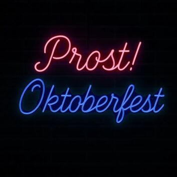 Prost! Oktoberfest LED-Neonschild für Bar und Festival