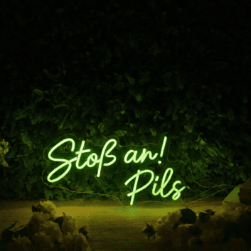 Stoß an! Pils LED-Neonschild für Bar Club