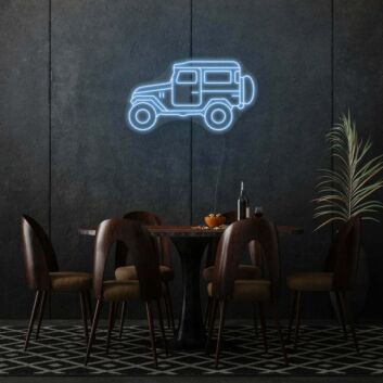 Geländewagen LED-Neonschild für Wohnzimmer und Bar