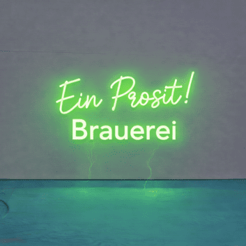 Ein Prosit! Brauerei LED-Neonschild für Bar Brauerei