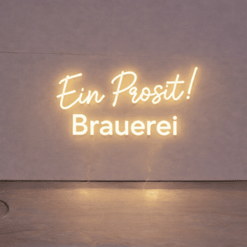 Ein Prosit! Brauerei LED-Neonschild für Bar Brauerei