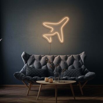 Flugzeug LED-Neonschild Wohnzimmer Büro