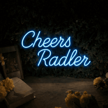 Cheers Radler Neon Schild für Bar und Kneipe