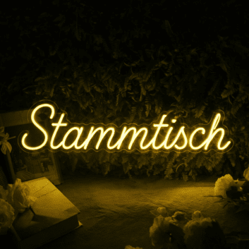 Stammtisch LED Neonschild für Bar und Kneipe