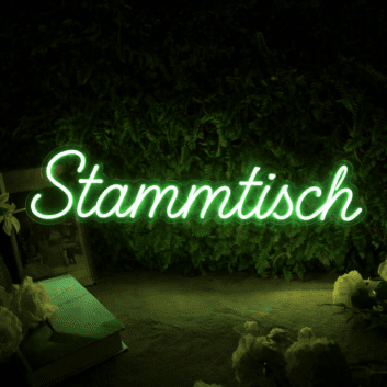 Stammtisch LED Neonschild für Bar und Kneipe