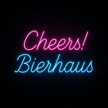 Cheers! Bierhaus LED-Neonschild für Bar und Pub