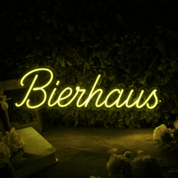 Bierhaus LED Neonschild für Bar und Kneipe
