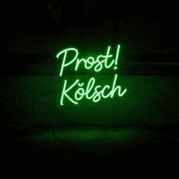 Prost! Kölsch LED-Neonschild für Bar und Kneipe