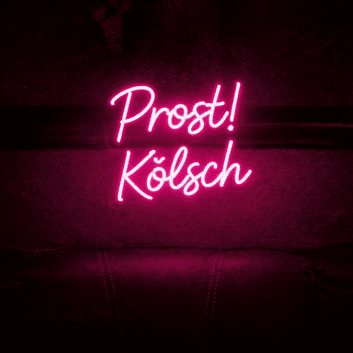 Prost! Kölsch LED-Neonschild für Bar und Kneipe