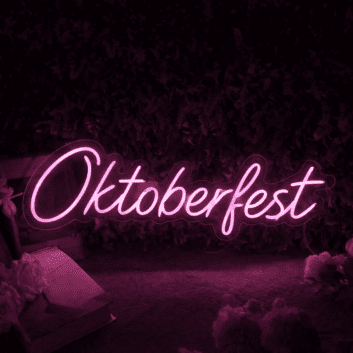 Oktoberfest LED-Neonschild für Festival und Bar