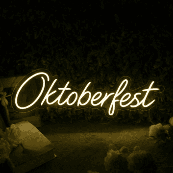 Oktoberfest LED-Neonschild für Festival und Bar