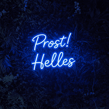 Prost! Helles LED-Neonschild für Bar und Brauerei