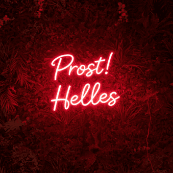 Prost! Helles LED-Neonschild für Bar und Brauerei