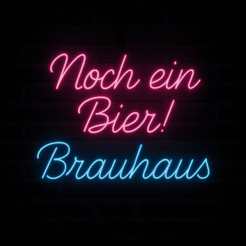 Noch ein Bier! Brauhaus LED-Neonschild für Bar und Brauerei