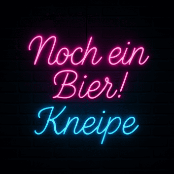 Noch ein Bier! Kneipe LED-Neonschild Bar