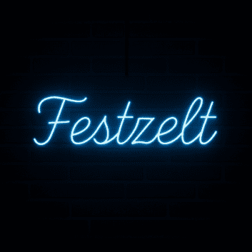 Festzelt LED-Neonschild für Festival Party