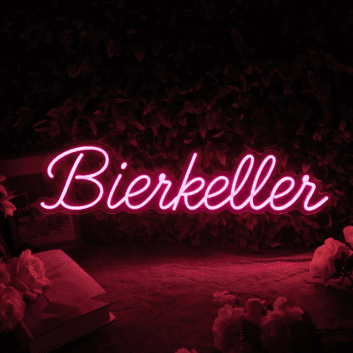 Bierkeller LED-Neonschild für Bar, Kneipe und Partykeller