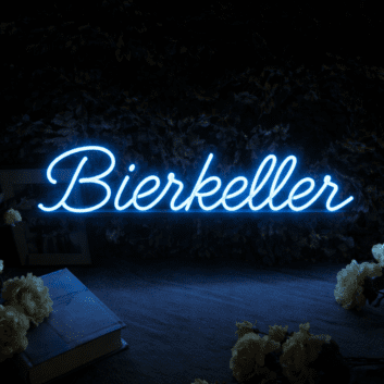 Bierkeller LED-Neonschild für Bar, Kneipe und Partykeller