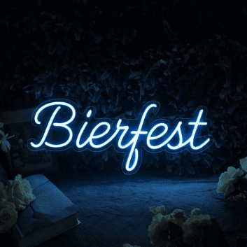 Bierfest LED-Neonschild für Bar, Party und Event