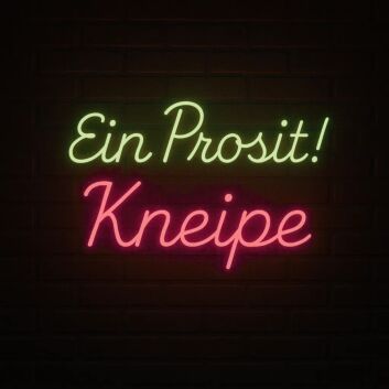 Ein Prosit! Kneipe LED-Neonschild für Bar und Pub