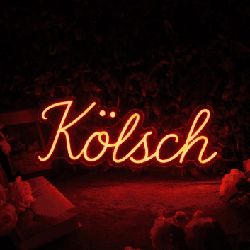 Kölsch LED-Neonschild für Bar und Gastronomie