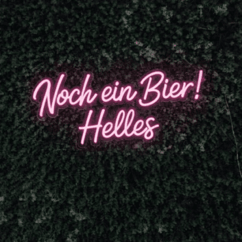 Noch ein Bier! Helles LED-Neonschild für Bar Kneipe