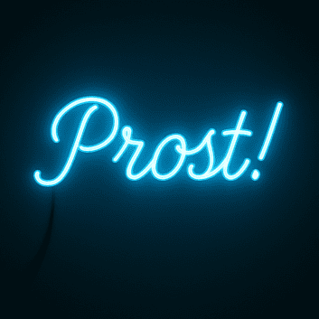 Prost! LED-Neonschild für Bar und Party