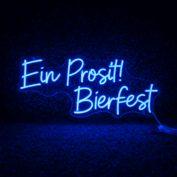 Ein Prosit! Bierfest LED-Neonschild für Bar und Festival