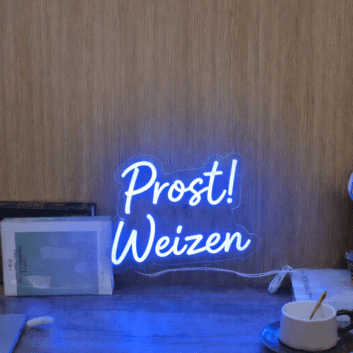 Prost! Weizen LED-Neonschild für Bar Brauerei