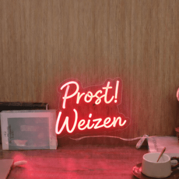 Prost! Weizen LED-Neonschild für Bar Brauerei
