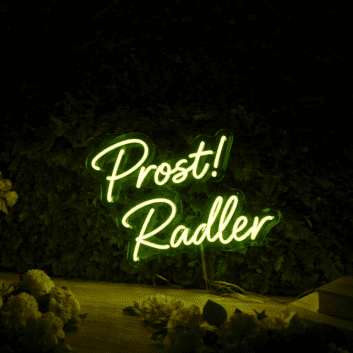 Prost! Radler LED-Neonschild für Bar Kneipe