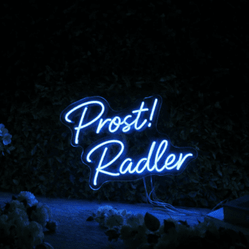 Prost! Radler LED-Neonschild für Bar Kneipe