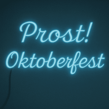 Prost! Oktoberfest LED-Neonschild für Bar und Festival