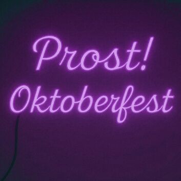 Prost! Oktoberfest LED-Neonschild für Bar und Festival