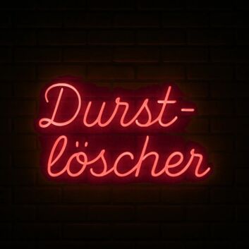 Durstlöscher LED-Neonschild für Bar und Restaurant