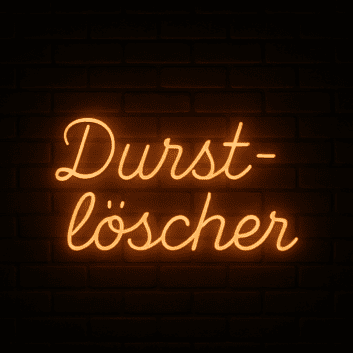 Durstlöscher LED-Neonschild für Bar und Restaurant