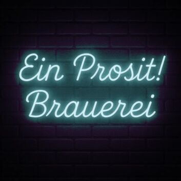Ein Prosit! Brauerei LED-Neonschild für Bar Brauerei