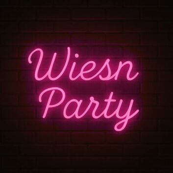 Wiesn Party LED-Neonschild für Bar Event