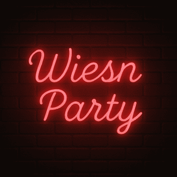 Wiesn Party LED-Neonschild für Bar Event
