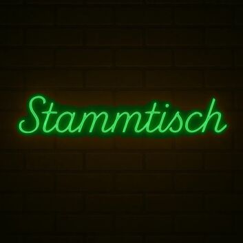 Stammtisch LED-Neonschild für Bar und Restaurant