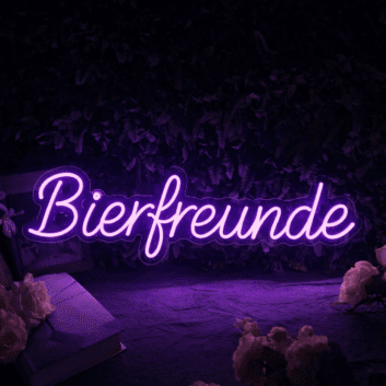Bierfreunde LED-Neonschild für Bar und Partyräume