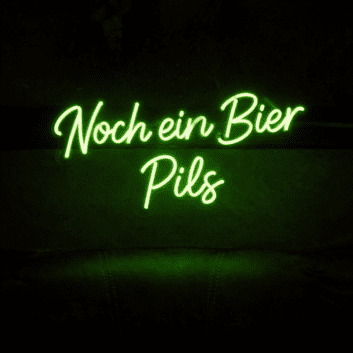 Noch ein Bier Pils LED-Neonschild für Bar und Kneipe