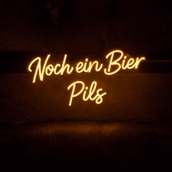 Noch ein Bier Pils LED-Neonschild für Bar und Kneipe