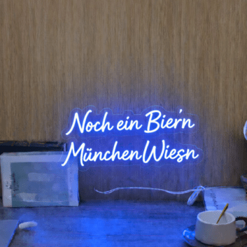 Noch ein Biern München Wiesn LED-Neonschild für Bar und Festival