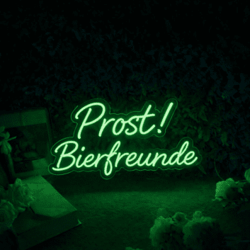 Prost! Bierfreunde LED-Neonschild für Bar Party