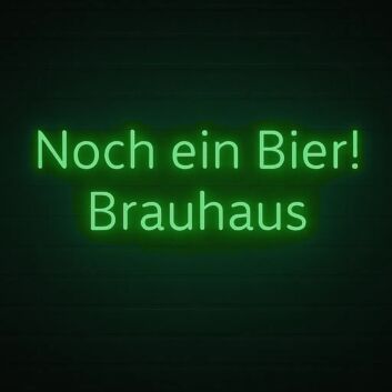 Noch ein Bier! Brauhaus LED-Neonschild für Bar Brauerei