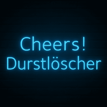 Cheers! Durstlöscher LED-Neonschild für Bar und Wohnzimmer