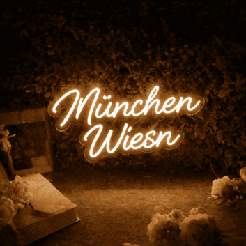 München Wiesn LED-Neonschild für Festival und Bar