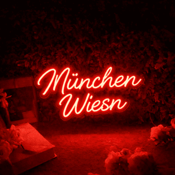 München Wiesn LED-Neonschild für Festival und Bar