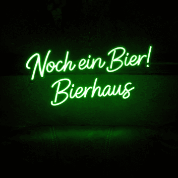 Noch ein Bier! Bierhaus LED-Neonschild für Bar und Brauerei